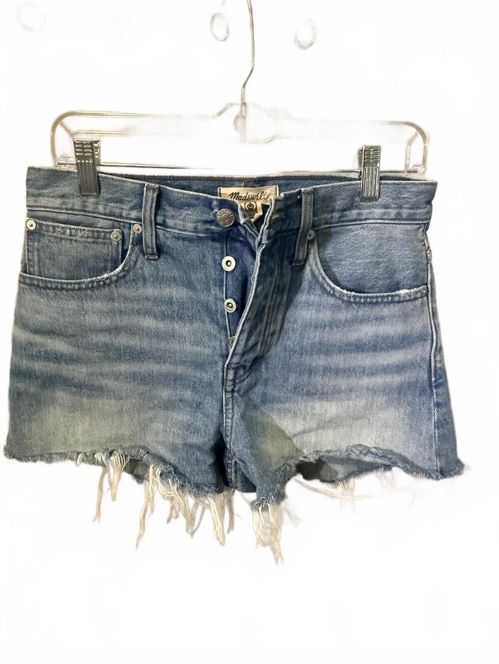 Madewell Denim Cutoff Shorts with Frayed Hem